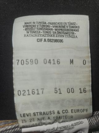 Chaqueta Levis vintage personalizada