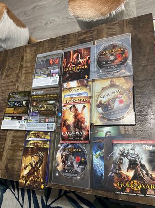 4 juegos God of War ps3 pal esp