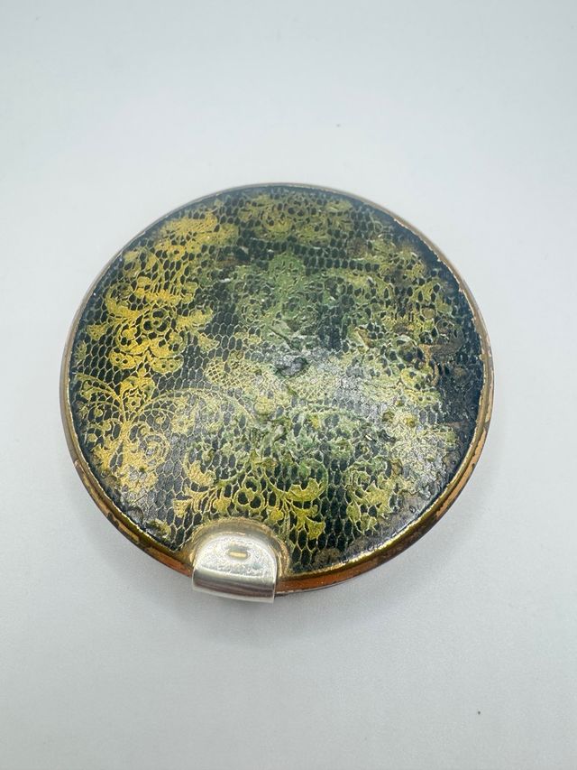 Portacipria vintage oro e verde