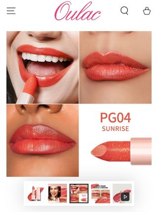 Lote 4 pintalabios labial  oulac precintado