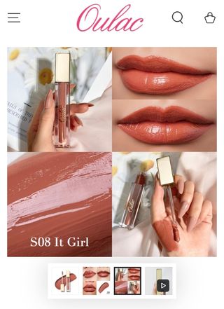 Lote 4 pintalabios labial  oulac precintado