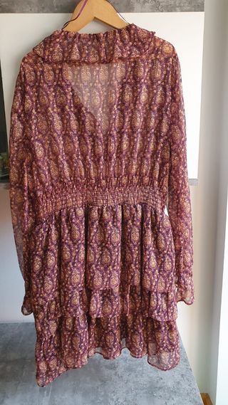Vestido Zara marrón - Talla S