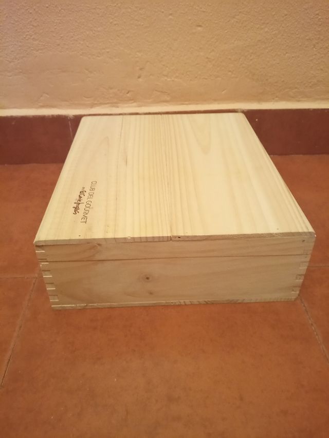 Scatola in legno Club del Gourmet El Corte Inglés