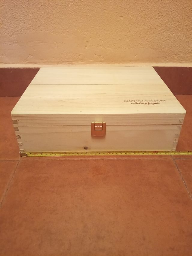 Scatola in legno Club del Gourmet El Corte Inglés