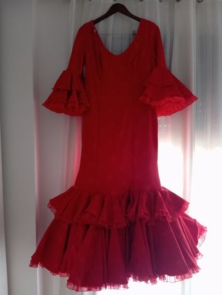 Vestido Flamenca Rojo
