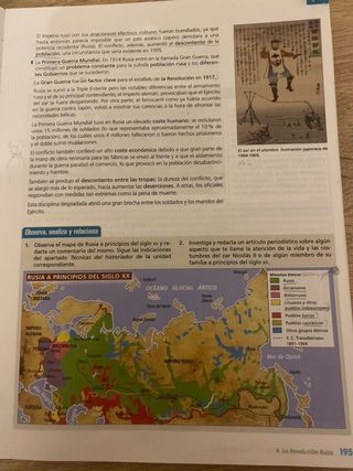Inicia Historia del mundo contemporáneo 1.º Bac...