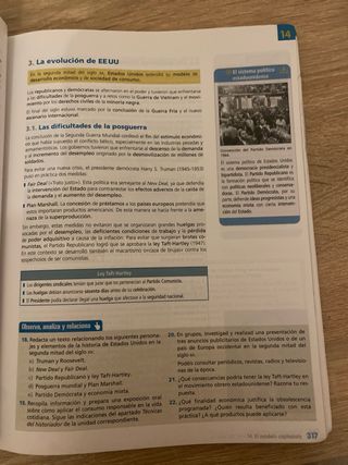 Inicia Historia del mundo contemporáneo 1.º Bac...