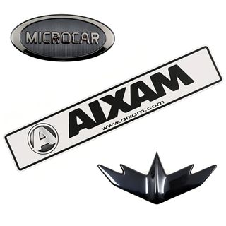 Logo anagrama Aixam y pegatinas