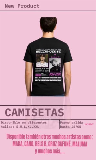 Camisetas Dellafuente