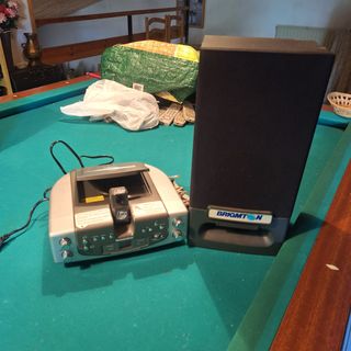 Karaoke con cámara y altavoces