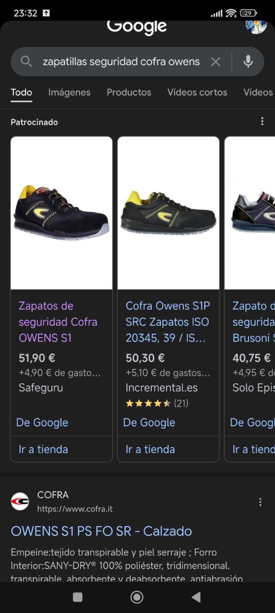 zapato seguridad panter