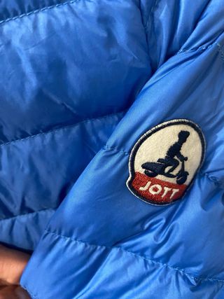 Plumífero Jott azul mujer