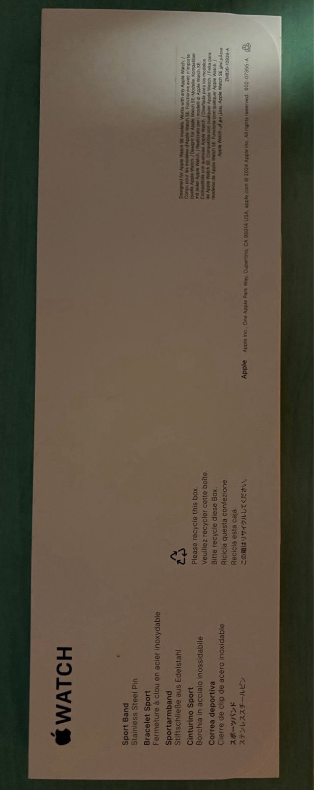 Correa Apple Watch 40 mm Azul