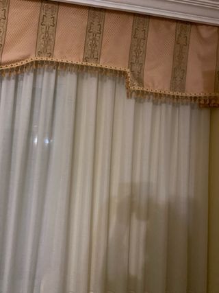 Cortina visillo baldo beige salon 3.20 por 2,50 al