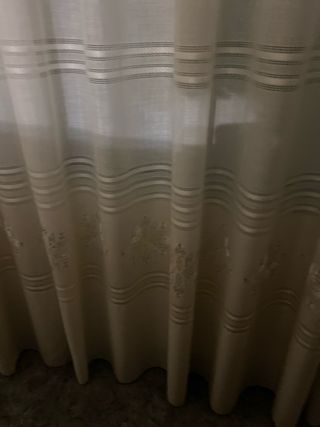 Cortina visillo baldo beige salon 3.20 por 2,50 al