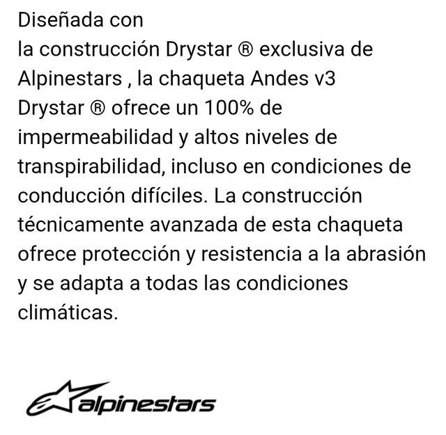 Chaqueta moto alpinestars