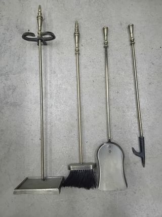 Set pulizia camino in ottone