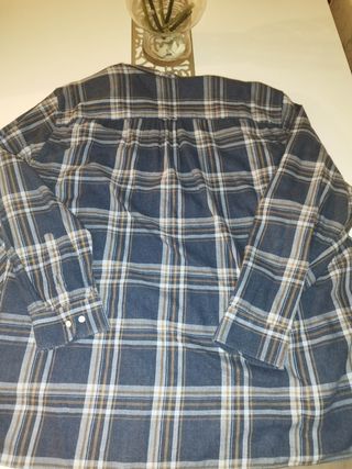Camisa Emidio Tucci cuadros azul marino