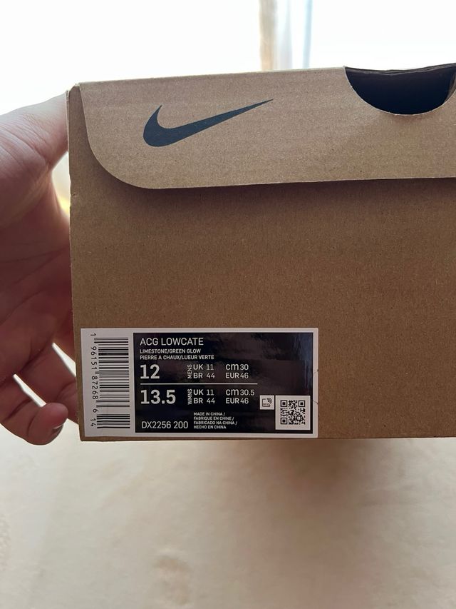 Zapatillas Nike ACG Lowcate Limestone Green Glow