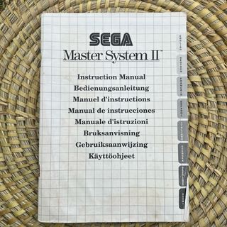 MANUAL SEGA MASTER SYSTEM II