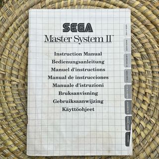 LOTE MANUALES RETRO SEGA MASTER SYSTEM MEGADRIVE