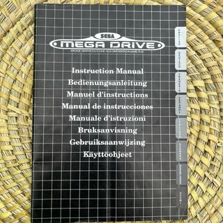 LOTE MANUALES RETRO SEGA MASTER SYSTEM MEGADRIVE