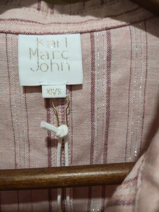 Capa camiseiro rosa claro. Linho