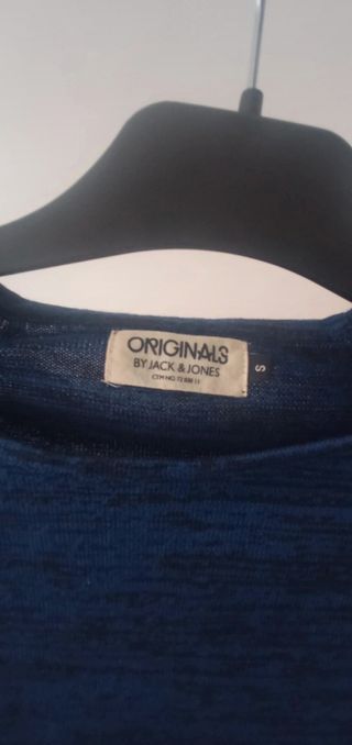 Jack  Jones !!! Jersey Azul y negro 
