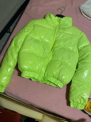 Bomber donna verde fluo