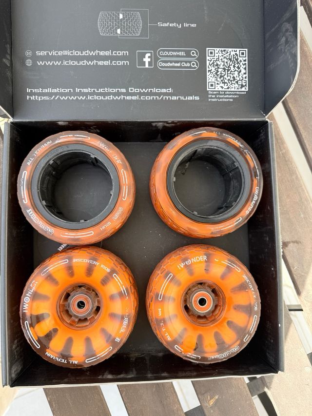 Ruedas Cloudwheel Donut 120mm