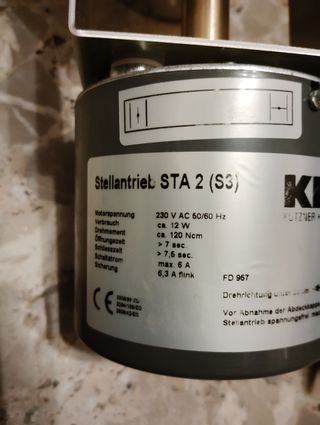 Compuerta ventilación KW Sta2 150
