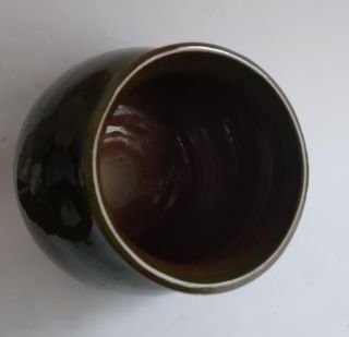 ANTIGUA TINAJA O JARRÓN CERÁMICA ESMALTADA