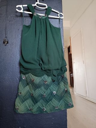 Vestido verdes de la marca tintoreto 
