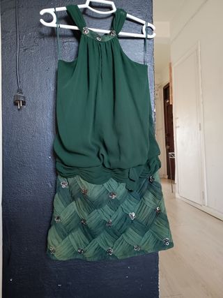 Vestido verdes de la marca tintoreto 