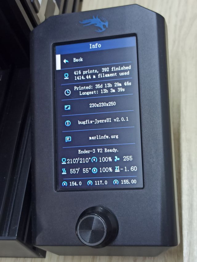 Impresora 3D Ender 3 V2 Eje Z Dual Mejorada