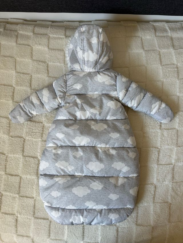 Saco Bebé Invierno - Nube Gris