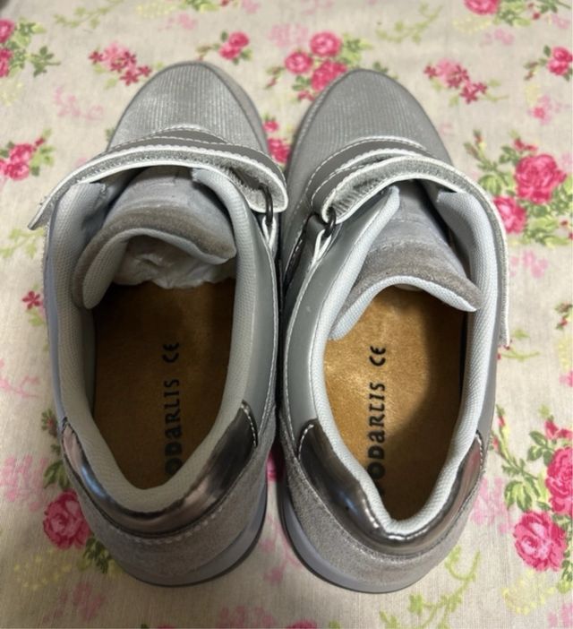 Scarpe Podartis ortopediche grigio argento