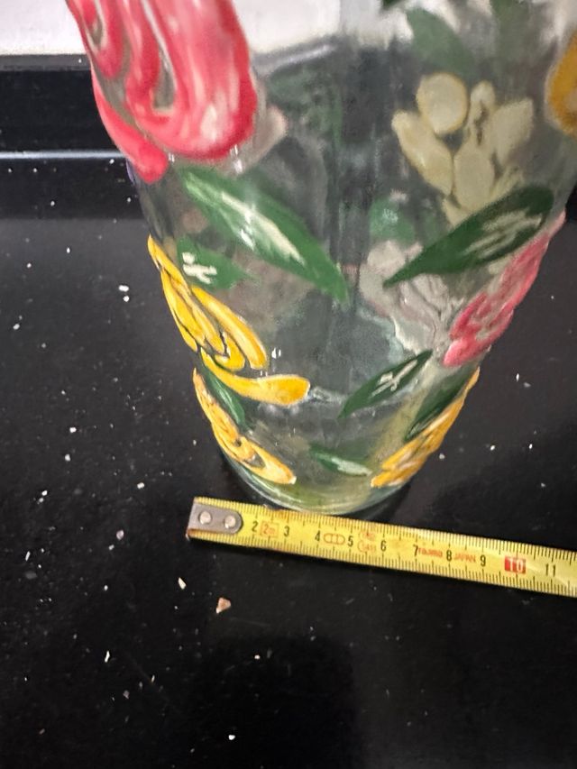 Botella decorada