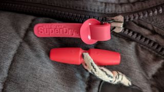 Superdry Giubbotto Bomber Grigio melange e fuxia