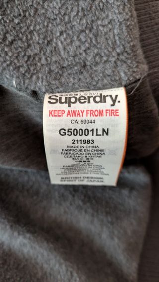 Superdry Giubbotto Bomber Grigio melange e fuxia