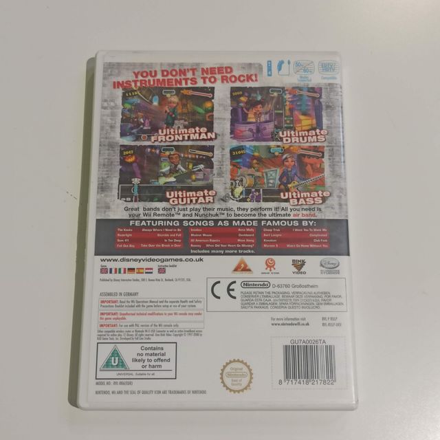 Juego Ultimate band wii