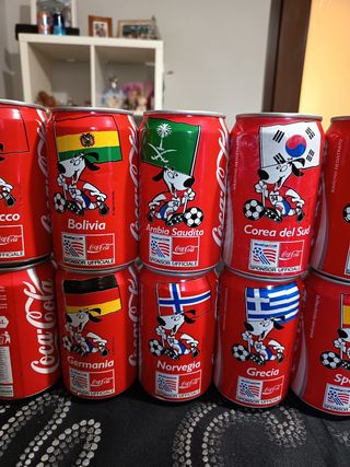 Lattine vuote Coca Cola  mondiali USA 94 Pz 11 