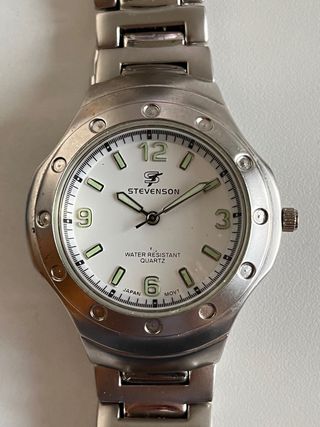 Reloj Stevenson caballero plata