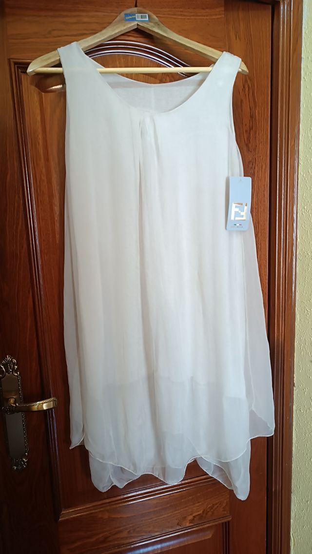 Vestido blanco de verano talla M