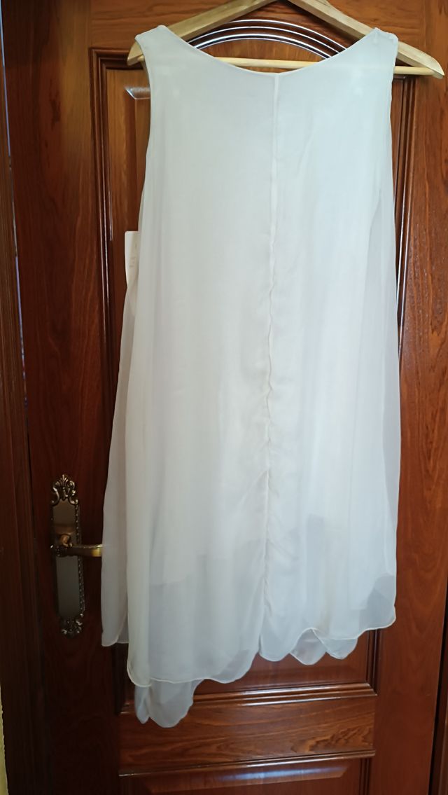 Vestido blanco de verano talla M