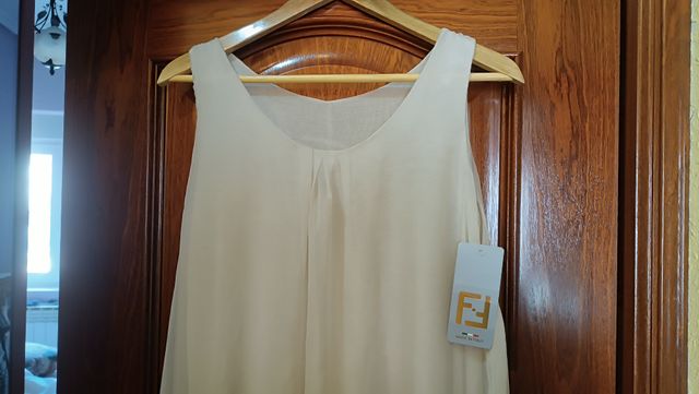 Vestido blanco de verano talla M