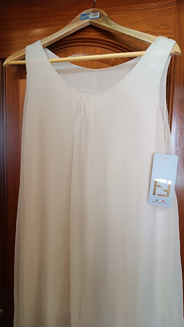 Vestido blanco de verano talla M