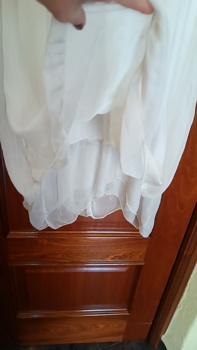 Vestido blanco de verano talla M