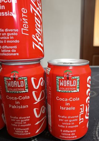 Lattine vuote Coca Cola World Collection Pz 11 
