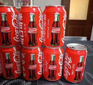 Lattine vuote Coca Cola World Collection Pz 11 
